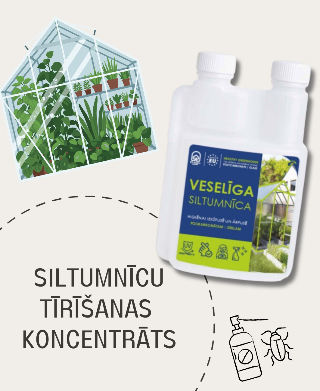 VESELĪGA SILTUMNĪCA – Siltumnīcu higiēnas līdzeklis