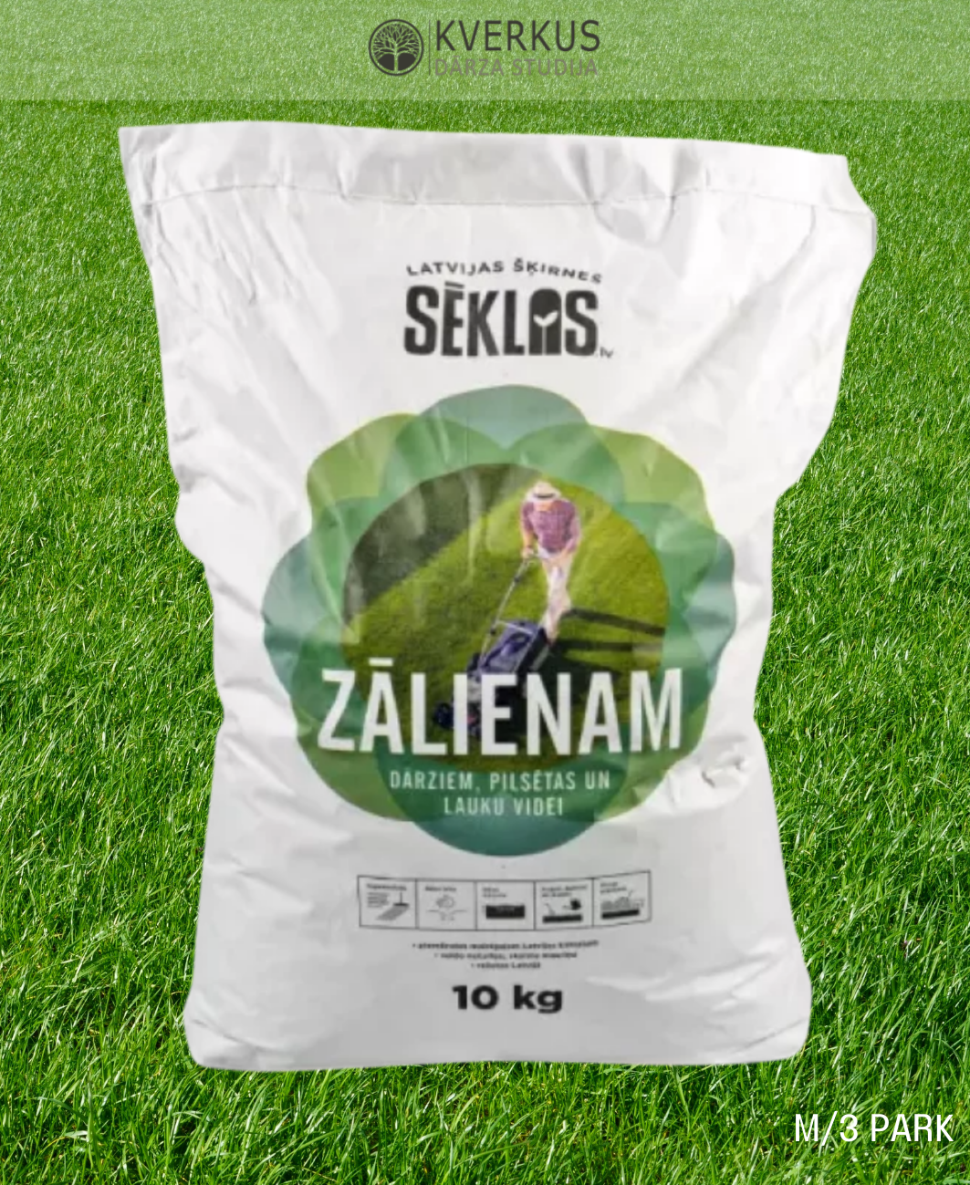 M/3 PARK – zāliena sēklas sausām, smilšainām augsnēm un parkiem