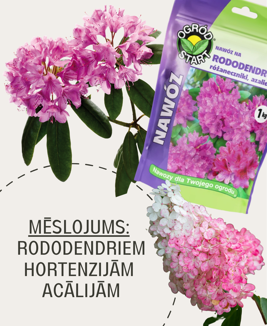 Mēslojums rododendriem/ hortenzijām NPK+(S) 12-5-10+(36)