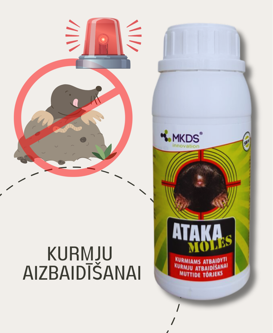 MKDS Ataka Moles Kurmju apkarošanas līdzeklis