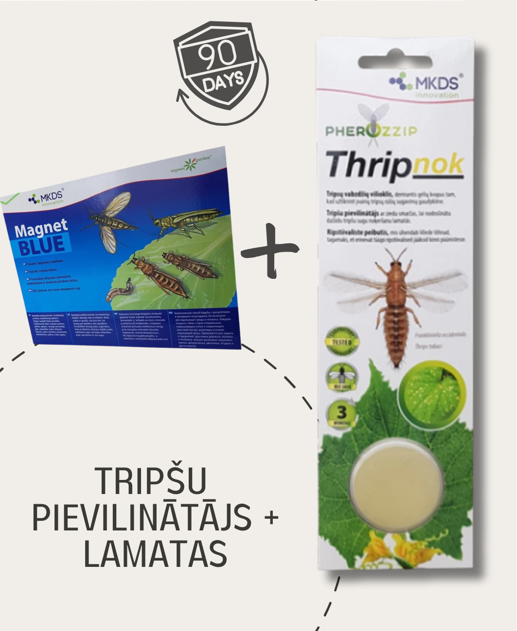 MKDS ThripNok Kukaiņu (tripšu) pievilinātājs + lamatas