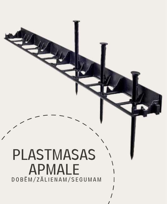 Plastmasas apmale (1000x80x60 mm)